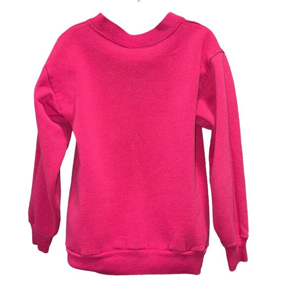 Disney Designs Minnie Mouse Pull Over Pink Sweater Girl’s Size Medium - Picture 2 of 8